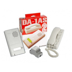 Aiphone Platine DA1DS saillie 1 bouton avec façade alu Ep22mm Aiphone Kobleo