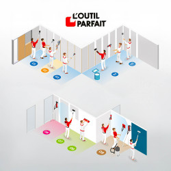 L'Outil Parfait Kit ParfaitLiss' 80374 spécial plaquiste L'Outil Parfait Kobleo