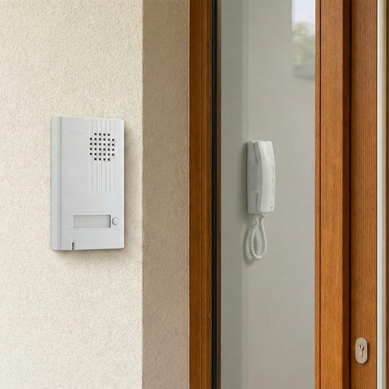 Aiphone Kit portier DA1AS audio 2 fils intégral Aiphone Kobleo