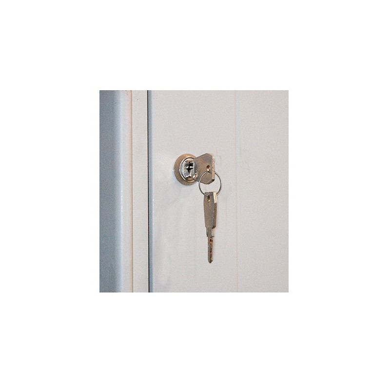 Simon Rack ArmoireVestiaire 3 casiers (1 colonne 3 portes) 1800x300x500mm (Modèle Kobleo