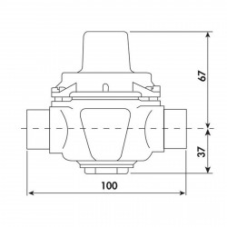 Socla Reducteur de pression Socla Desbordes 11 mâle/mâle DN 3/4" 20mm Kobleo
