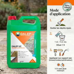 Dalep Bidon de 5L Fongicide DALEP UC traitement ultra concentré sans odeur Kobleo