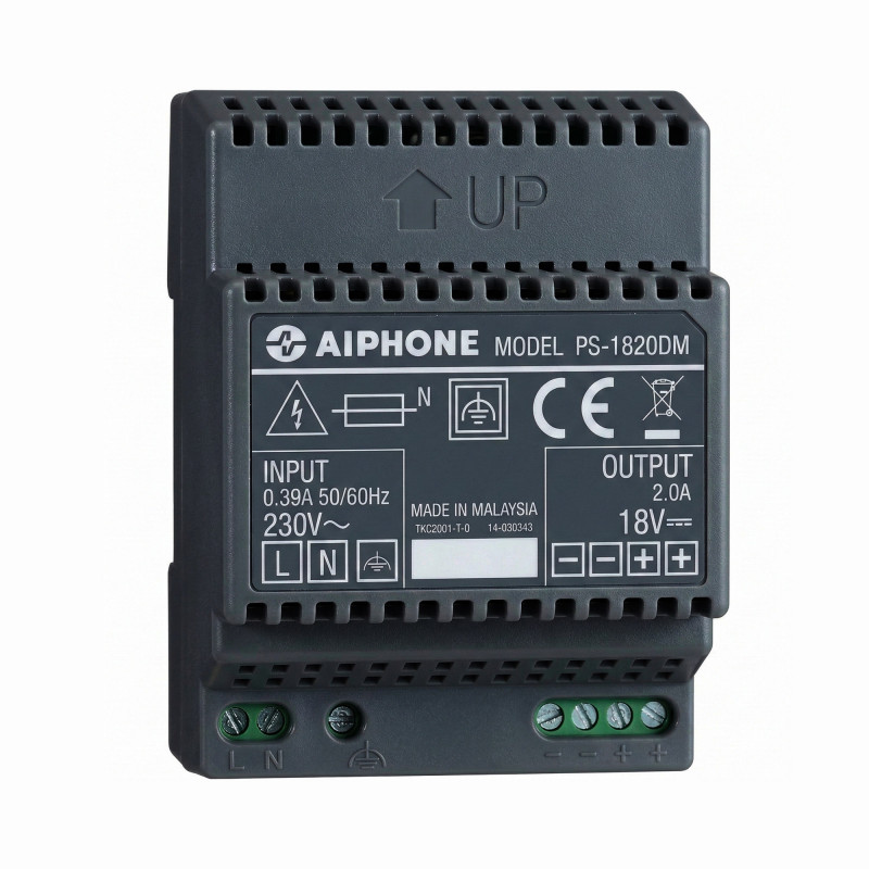 Aiphone Alimentation Aiphone PS1820DM 230 Vac / 18 Vcc - 2 A Kobleo