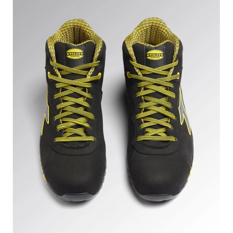 Diadora Chaussures de sécurité montantes Diadora BEAT DA2 S3S FO HRO SR taille 45 noir Kobleo