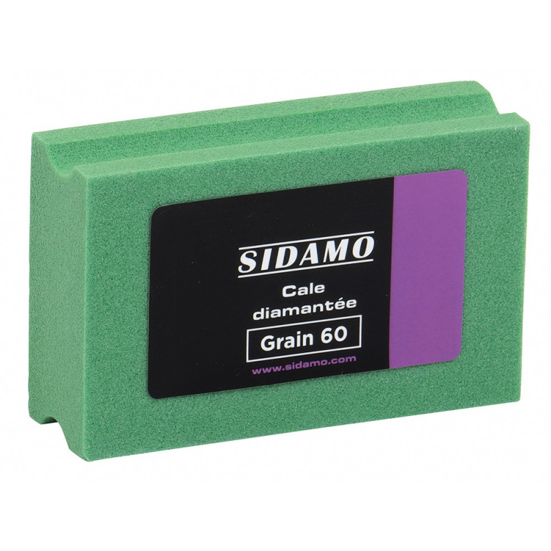 Sidamo Cale diamantée dure Sidamo 94 x 58 mm Grain 60 pour céramique et pierre naturelle Kobleo