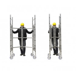 Centaure Echafaudage roulant ALTER PRO PLIANT hauteur de travail maxi. 5 m Kobleo