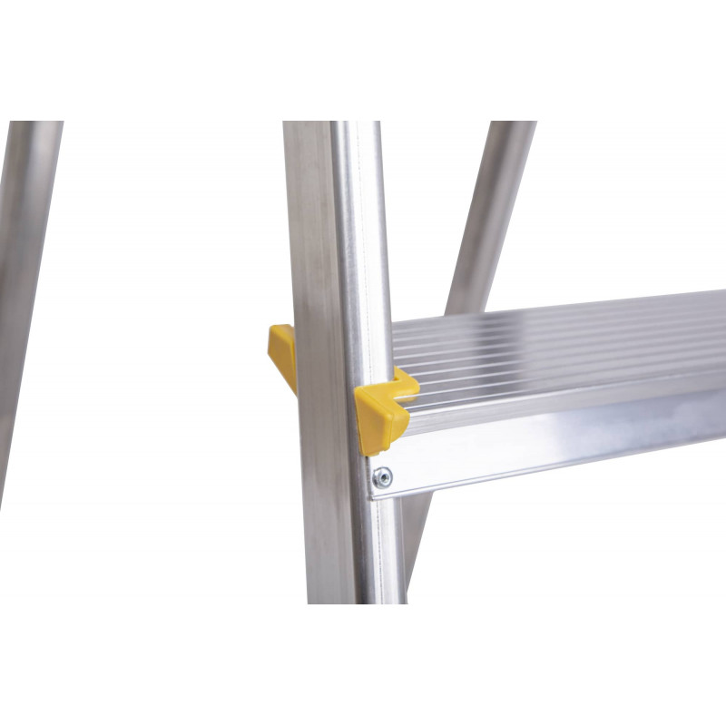 Hoström Escabeau 8 marches DURA alu pliable hauteur plateforme 162cm Hostrom Kobleo