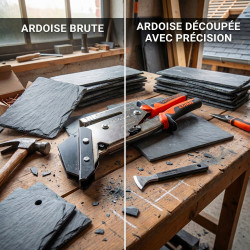 Edma Pince à découper et poinçonner l'ardoise lame 35mm MAT Kobleo