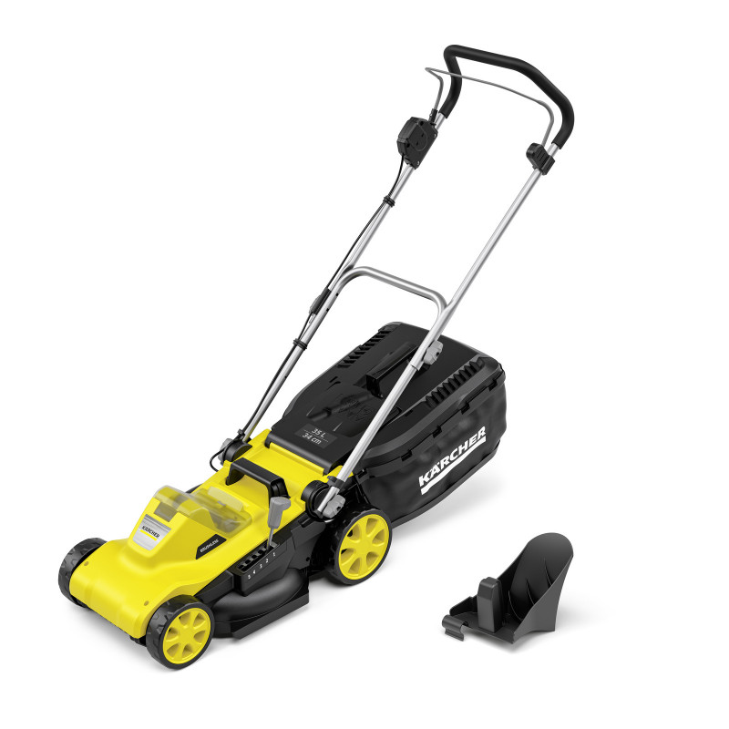 Karcher Tondeuse Sans Fil LMO 3-18 Largeur de Coupe 34 cm Bac de 35 L, Karcher Kobleo