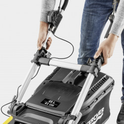 Karcher Tondeuse Sans Fil LMO 5-18 Dual Coupe de 41 cm Bac de 45 L, Karcher Kobleo