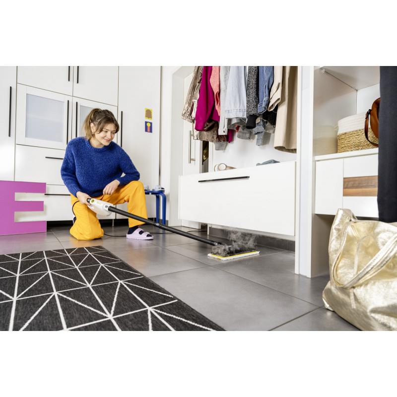 Karcher Nettoyeur Vapeur Balai SC 1 Multi et Up 1300 W, Chauffe 30 s, Karcher Kobleo