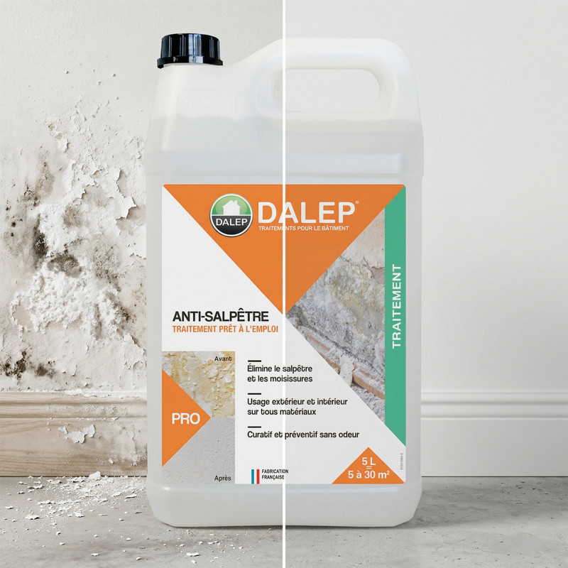 Dalep Anti-salpêtre Dalep 5L traitement prêt à l'emploi Kobleo