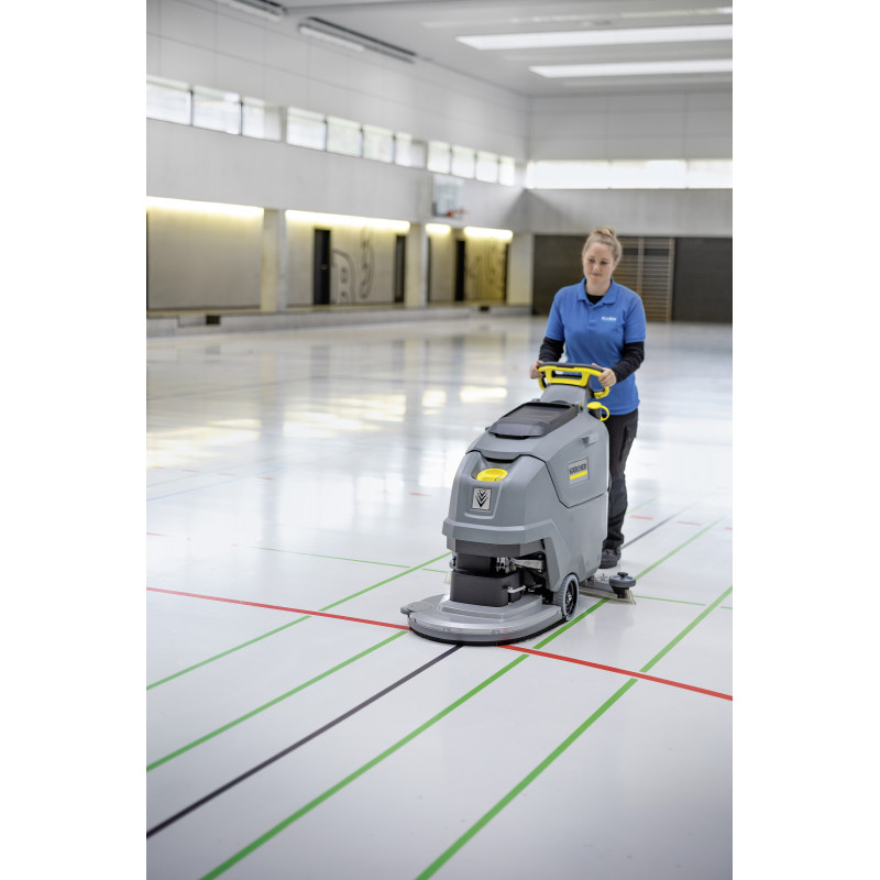 Karcher Autolaveuse accompagnée batterie 80Ah BD 50/55 C Classic Bp Karcher Kobleo