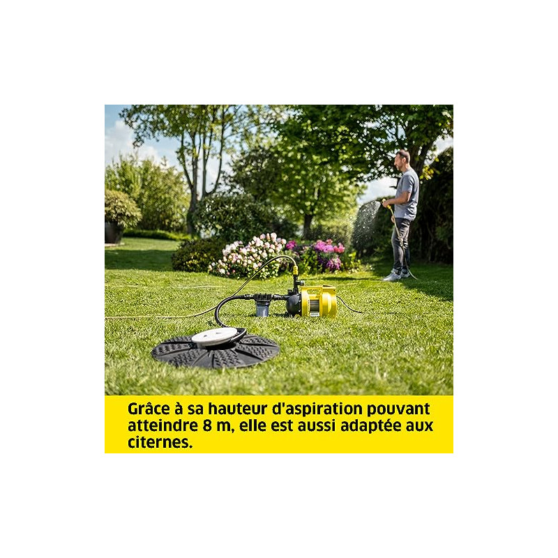 Karcher Pompe de Jardin BP 6.000 Garden Set Plus 1000 W, 6000 l par h, Karcher Kobleo