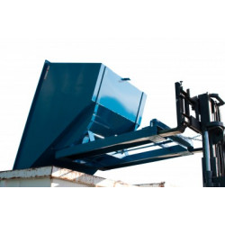 Fimm Benne en tôle auto-basculante 900L charge 2000kg bleu Fimm Kobleo