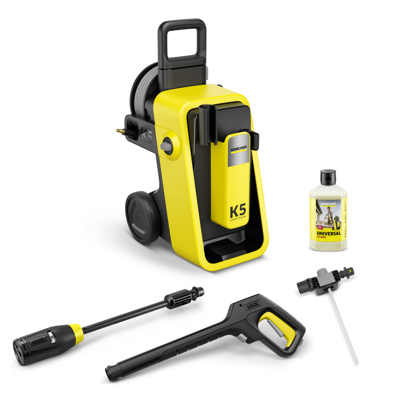 Karcher Nettoyeur Haute Pression 145 Bar avec Enrouleur K 5 Comfort, Karcher Kobleo