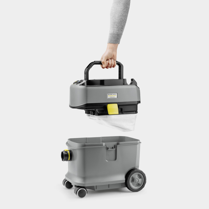 Karcher Aspirateur T 15 1 Bp HEPA 500 W Cuve 15 l Debit d'Air de 40 l, Karcher Kobleo