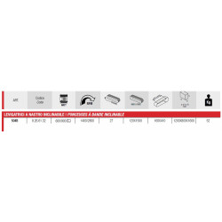 Femi Ponceuse à bande inclinable à 2 vitesses 600/900W 120x1500mm 504B Kobleo