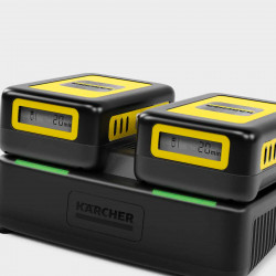 Karcher Chargeur Rapide Double Battery Power 18 V 2 Emplacements, Karcher Kobleo