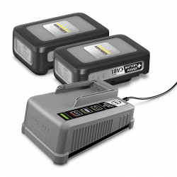 Karcher Starter Kit Battery Power Plus 18 30, 2 Batteries 3.0 Ah, Karcher Kobleo