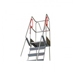 Fimm Escabeau roulant immobilisation automatique charge 150 kg 9 marches Ht Kobleo