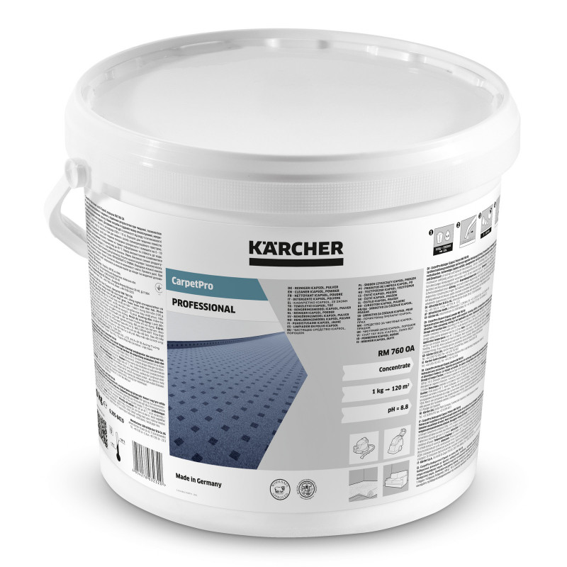 Karcher Nettoyant CarpetPro iCapsol RM 760 Pulver OA, Sac de 10 kg, Karcher Kobleo