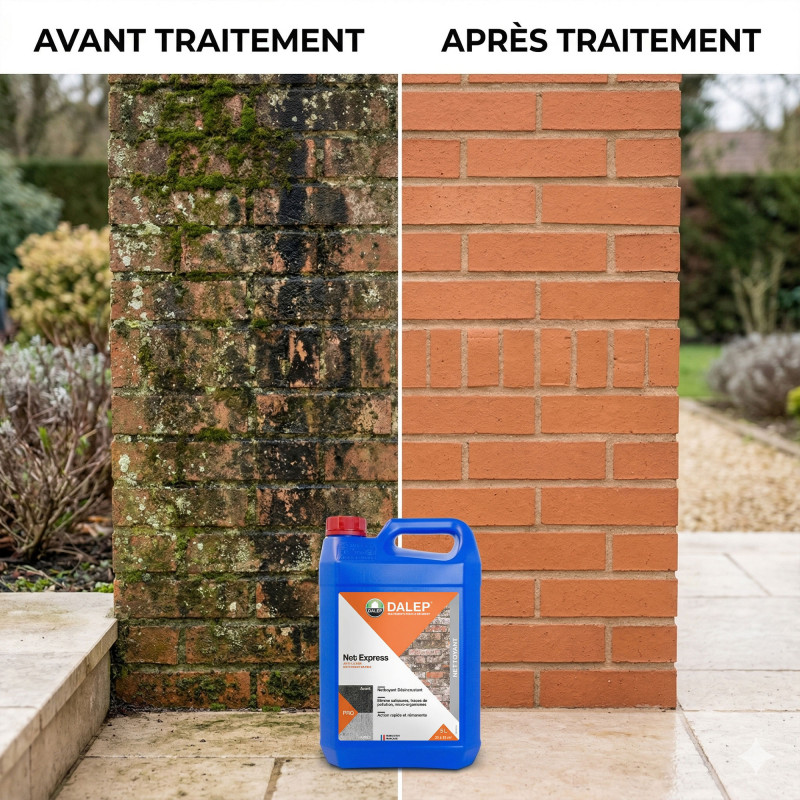 Dalep Nettoyant rapide Dalep Net Express anti-lichen 20L prêt à l'emploi Kobleo