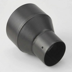 TEN Réduction TEN 345560 noir mat D153x80mm pour pellets Kobleo
