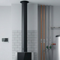 TEN Raccord anti-bistre TEN 344111 émail noir mat D150mm Kobleo