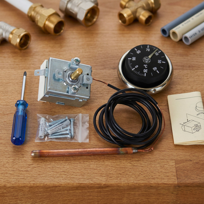 Thermador Aquastat de réglage universel Thermador de 0 à +90°C Kobleo