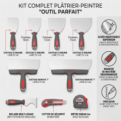 L'Outil Parfait Valise de 8 pièces L'Outil Parfait ParfaitLiss lissage manuel Kobleo