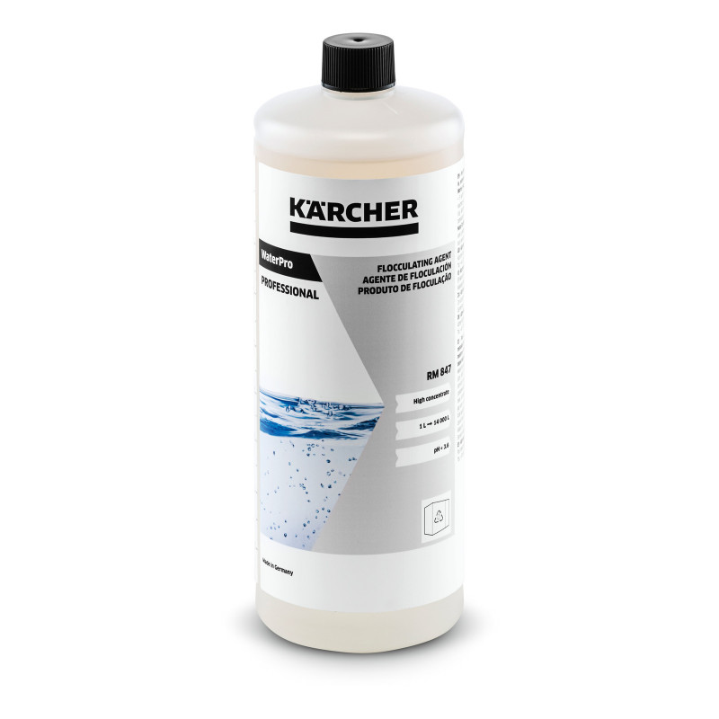 Karcher Agent de Floculation WaterPro RM 847 Pack de 2x1 L, Karcher Kobleo