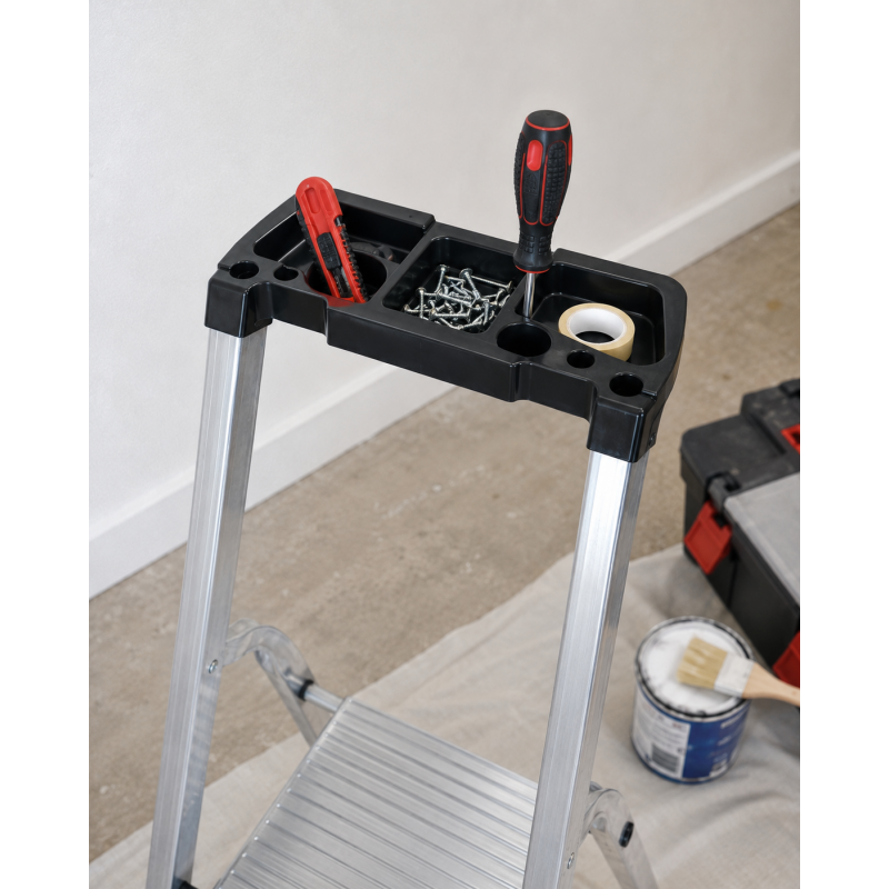 Escabeau 7 Marches en Aluminium Pliable Pro, Escalux