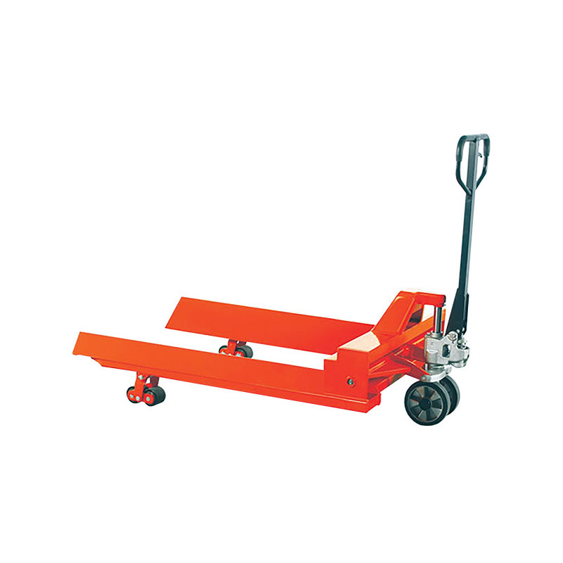 Stockman Transpalette manuel porte-bobine 2000 kg largeur fourches 1150mm 1500m Kobleo