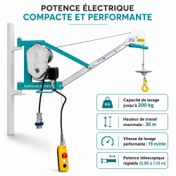 Imer Élévateur de chantier IMER AIRONE 200 NEO – 200 kg / 30 m Kobleo