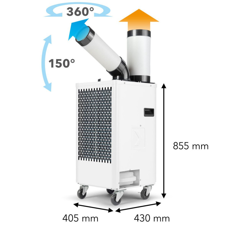 Sovelor Climatiseur Mobile Spotcool PT 2700 SP Pro, Sovelor Kobleo