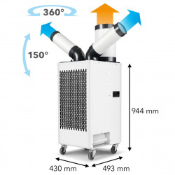 Sovelor Climatiseur Mobile Spotcool PT 3500 SP Pro, Sovelor Kobleo