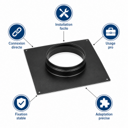 Sovelor Adaptateur de Gaine pour Deshumidificateur Pro, Sovelor Kobleo