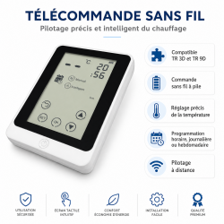 Sovelor Unité de commande à distance ACC92 Sovelor pour chauffages TR 3D et TR 9D Kobleo