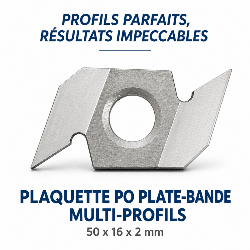 Leman Plaquette PO Plate-Bande 50x16x2 LEMAN Kobleo