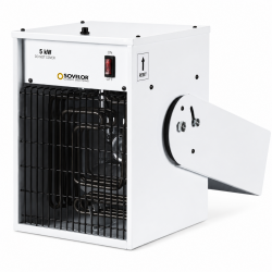 Sovelor Chauffage Electrique Mural Soufflant 5 kW Triphase, en Metal, Sovelor Kobleo