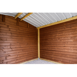 Habrita Foresta Abri de Jardin en Bois Thermochauffee THT 24,30 m2 et 28 mm, Foresta Kobleo