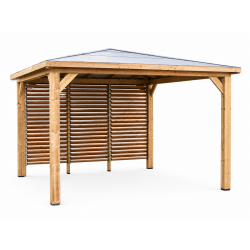 Habrita Foresta Pool House en Bois Thermochauffee THT 12,32 m2 Ventelles, Foresta Kobleo