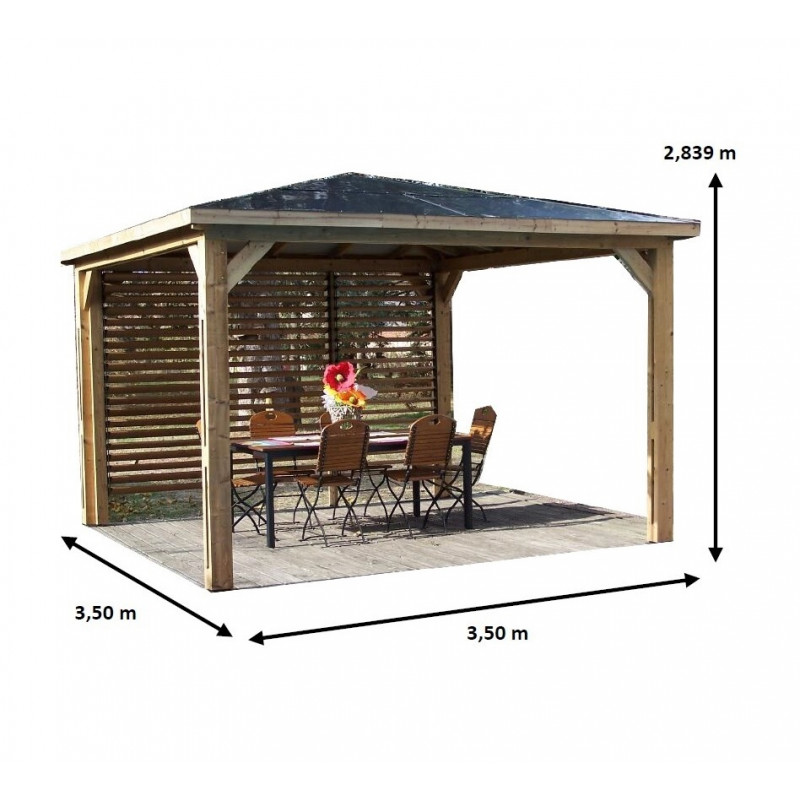 Habrita Foresta Pool House en Bois Thermochauffee THT 12,32 m2 Ventelles, Foresta Kobleo