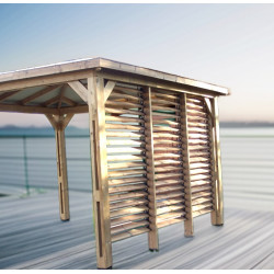 Habrita Foresta Pool House en Bois Thermochauffee THT 12,32 m2 Ventelles, Foresta Kobleo
