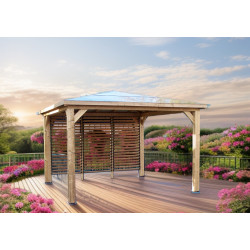Habrita Foresta Pool House en Bois Thermochauffee THT 12,32 m2 Ventelles, Foresta Kobleo