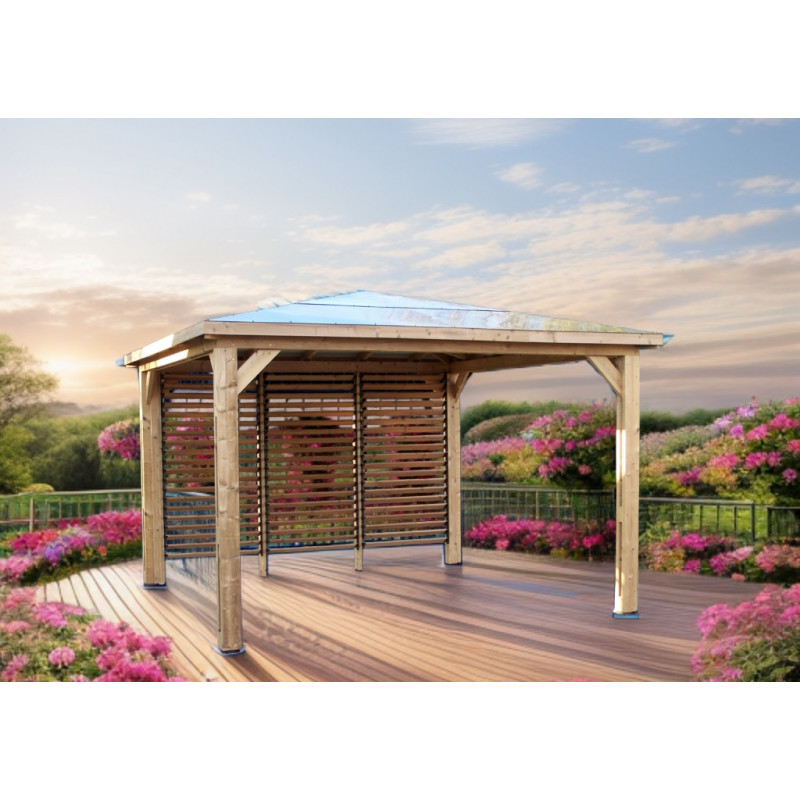 Habrita Foresta Pool House en Bois Thermochauffee THT 12,32 m2 Ventelles, Foresta Kobleo
