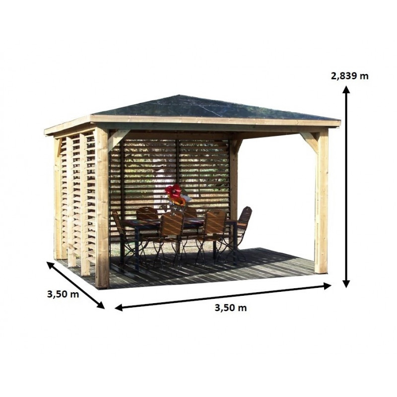 Habrita Foresta Pool House en Bois Thermochauffee THT 12,32 m2 2 Ventelles, Foresta Kobleo