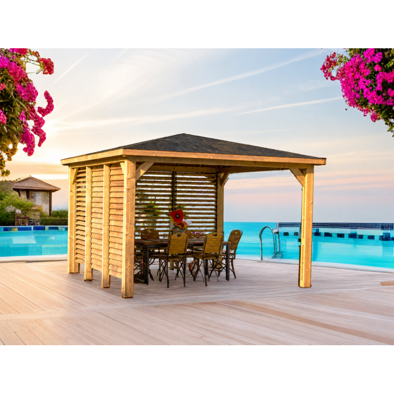 Habrita Foresta Pool House en Bois Thermochauffee THT 12,32 m2 2 Ventelles, Foresta Kobleo