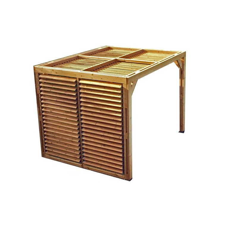 Habrita Foresta Pergola en Bois Thermochauffee THT 7,10 m2 Ventelles Toit, Foresta Kobleo